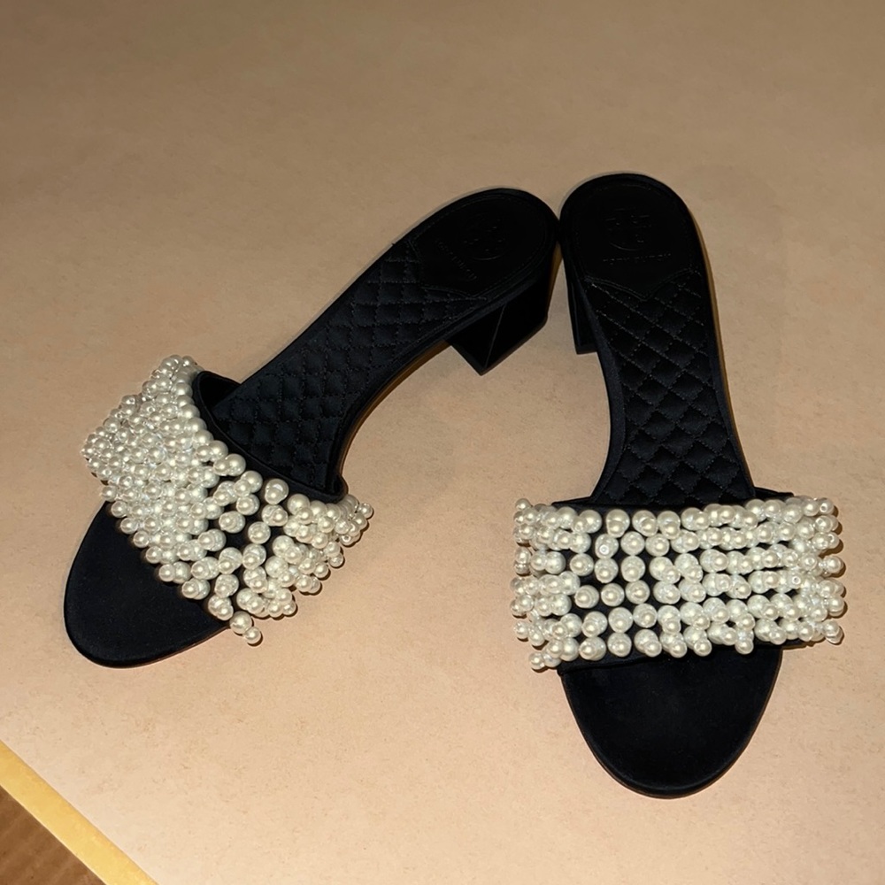 Tory Burch pearl sandals